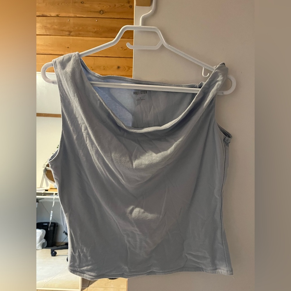 Hollister Women's Gray Sleeveless Top